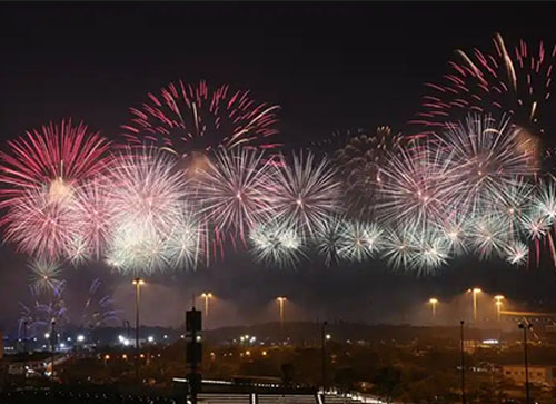 利津县焰火晚会